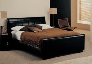 Dorlux- Valencia- 4FT 6" Leather Bed