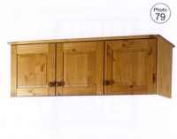 H: 420mm W: 1280mm D: 570mm  Extra storage on top of Dorset wardrobe. Antique Pine
