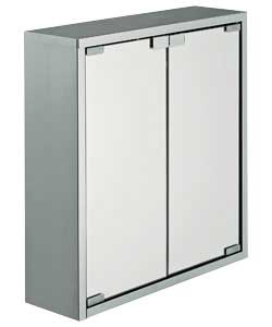 Unbranded Double Door Stainless Steel Cabinet