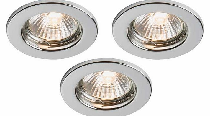 Stylish. long-lasting and efficient these pack of three downlights are the perfect addition to any room. Providing a spotlight effect. these fantastic lights will create the right ambience for any home. easy to install. they are small and compact and