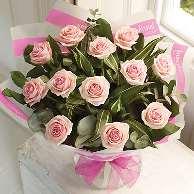 A dozen Pink Rose bouquet is a classic gift choice, ideal for many occasions from birthdays and anni