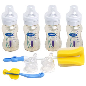 Dr. Browns Vacuum Free Bottle Starter Pack