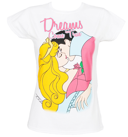 Unbranded Dreams Come True Ladies Sleeping Beauty T-Shirt