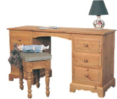 A delightful dressing table or desk from our Romney collection. Base is available in cut out as