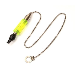 A slim bodied bite indicator with adjustable line tension clip that can take mini Starlights for nig