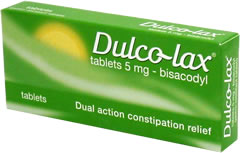 Tablet containing: Bisacodyl 5mg. Short-term relie