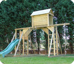 Dunster House Combo Climbing Frame 5