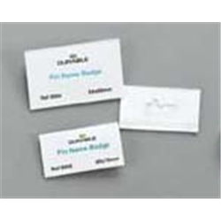 Durable Name Badges with Pin 54x90mm Ref 8604