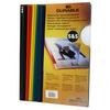 A combination set  of 5 spine bars (assorted colours) with a capacity of 1-60 A4 sheets and 5