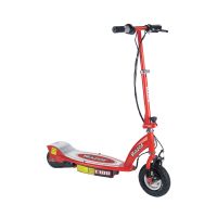 Powerful electric scooter capable of speeds up to 10 mph. Chain drive with fixed axle. Twist