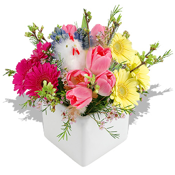 Unbranded Easter Cube - flowers