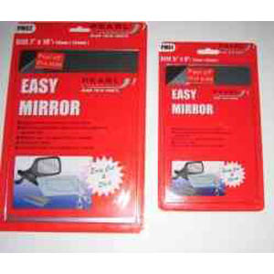 Easy Mirror Kit This clever idea takes away the hassle of being without your door mirror at an incon