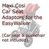 These Easywalker Maxi Cosi Car Seat Adaptors will fit quickly and simply onto your EasyWalker or Duo