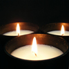 Unbranded Eco-Candles - set of 3