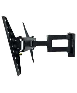 Suitable for TVs 30-50in.Max weight for brackets to support 45kg.Tilt adjustable.2 adjustable arms.S