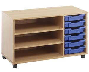 Unbranded Economy 6 tray open shelf storage unit