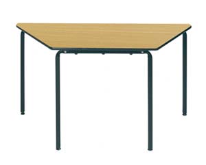 Unbranded Education tables crush bent trapezoidal