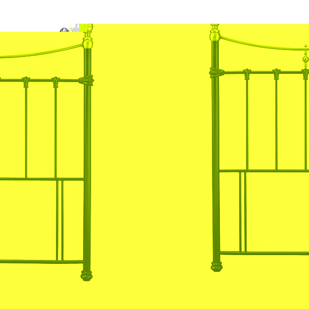 Unbranded Edwardian II Black Single Headboard