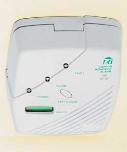 Model number 206EN-121.Carbon monoxide alarm with digital display.Batteries required 3 x AA, include