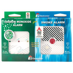 Unbranded Ei Electronics Carbon Monoxide and Smoke Alarm Twin Pack
