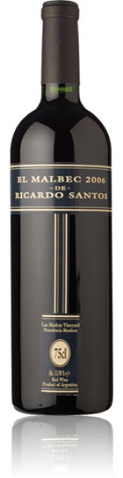 El Malbec de Ricardo Santos 2006 La Madras Vineyard, Mendoza (75cl)