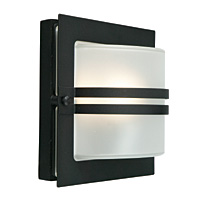 Unbranded ELBERN-BL - Black Outdoor Wall Light