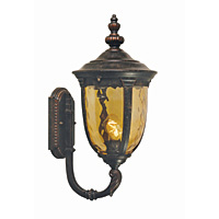 Unbranded ELCL1/M - Medium Weathered Bronze Patina Outdoor Wall Light