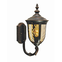 Unbranded ELCL1/S - Small Weathered Bronze Patina Outdoor Wall Light