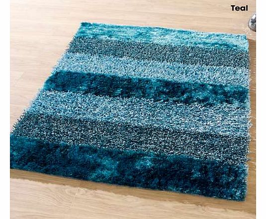 This block colour rug has a mixture of soft and rough shaggy pile to give it texture and depth. Professional dry clean only 100% Polyester Sizes: 80 x 150 cm (32 x 60 ins) 120 x 170 cm (48 x 68 ins) 160 x 230 cm (64 x 92 ins)
