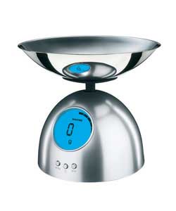 Unbranded Electronic Dome Scale with Animated Display