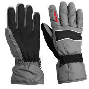 Unbranded Elevation Snow Black Ski Gloves Small