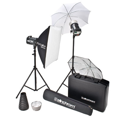 Unbranded Elinchrom Style RX600 Twin Kit