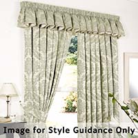 Elli Curtains Lined Pencil Pleat Oyster 132 x 183cm