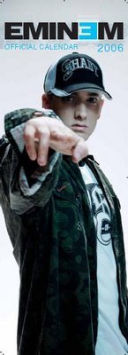 Eminem-Slim 2006 calendar