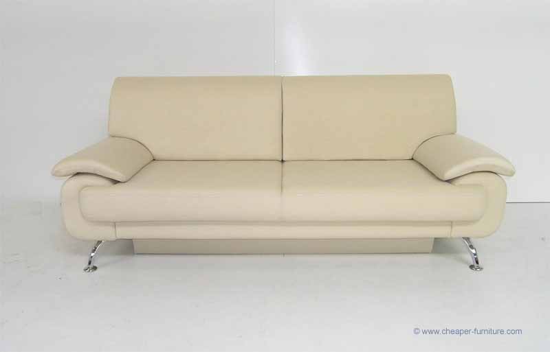 2 Seater sofa with sleep function and storage space for bedding.  Available in brown, beige and