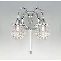 Unbranded EN850 2CH - Polished Chrome Wall Light