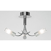 Unbranded ENEL 20020 - Chrome and Glass Bathroom Ceiling Light