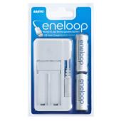Eneloop USB Travel Charger With 2xAA Rechargeable Batteries