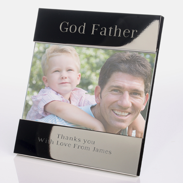Unbranded Engraved God Father Photo Frame