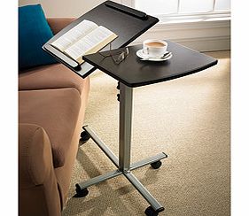 Other adjustable tables provide either a level or sloping surface, but this one offers both. So whether youre writing, reading, surfing the internet or enjoying a TV dinner, this intelligent design will look after all your bits and pieces. Each plat
