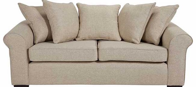 The Erinne range has foam-filled removable seat cushions and fibre-filled reversible back cushions. It has front solid wooden feet and is upholstered in a modern tweed effect fabric. Part of the Erinne collection Hardwood frame. Fabric upholstery. Si