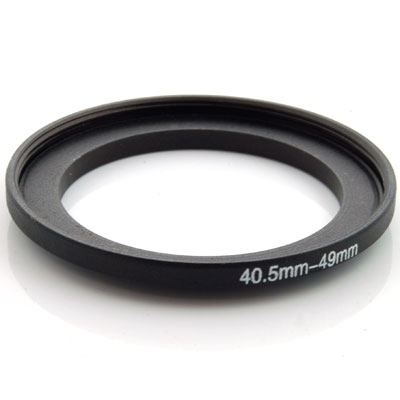 This Erol Step-Up Ring fits 49mm lenses or filters to the front of 40.5mm cameras.
