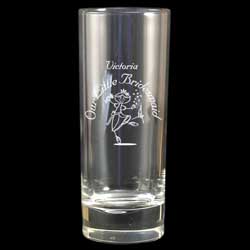 Unbranded Etched Hi Ball Glass Bridesmaid