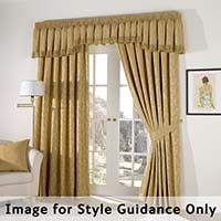 Eton Lined Curtain Red 167 x 137cm