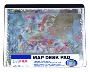 Europe map desktop mat