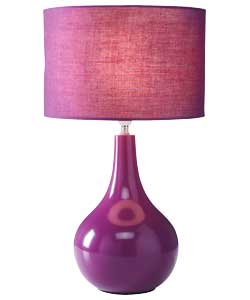 Unbranded Everyday Large Table Lamp - Blackcurrant