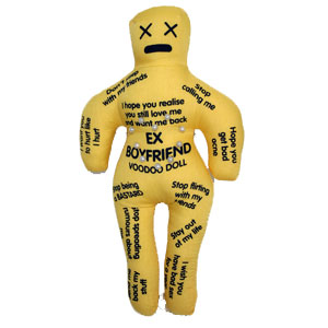 You can still have a power over your ex-boyfriend with this voodoo doll. Don