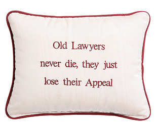 Unbranded Executive Cushion, inchOld Lawyers never