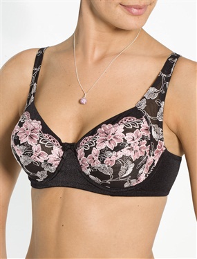 Unbranded Expert Design Underwired Bra In Embroidered Tulle