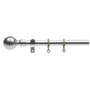 Unbranded Extendable Metal Curtains Pole Ball Finial, Grey
